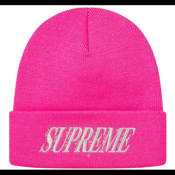 SOLD!!! SUPREME Crossover Beanie in Fuchsia - Picture 4 of 4
